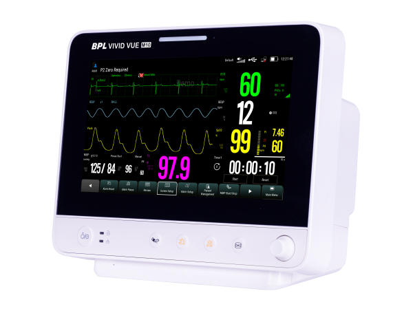 BPL Vivid Vue M10 Multipara Patient Monitor