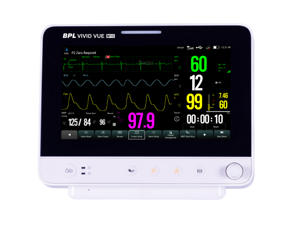 BPL Vivid Vue M10 Multipara Patient Monitor